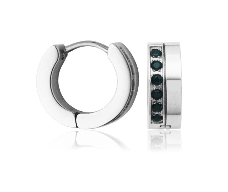 Boucles d'oreilles en acier T2XF150100