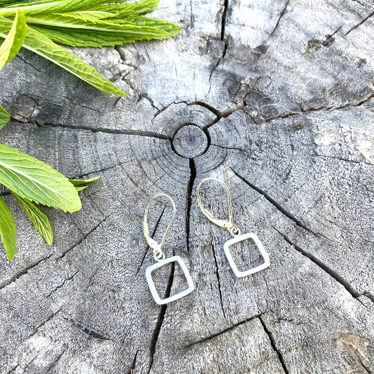 BOUCLES D'OREILLES FACETTE