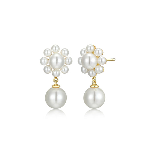 Boucles d'oreilles en argent plaqué or 32ATK8BG58