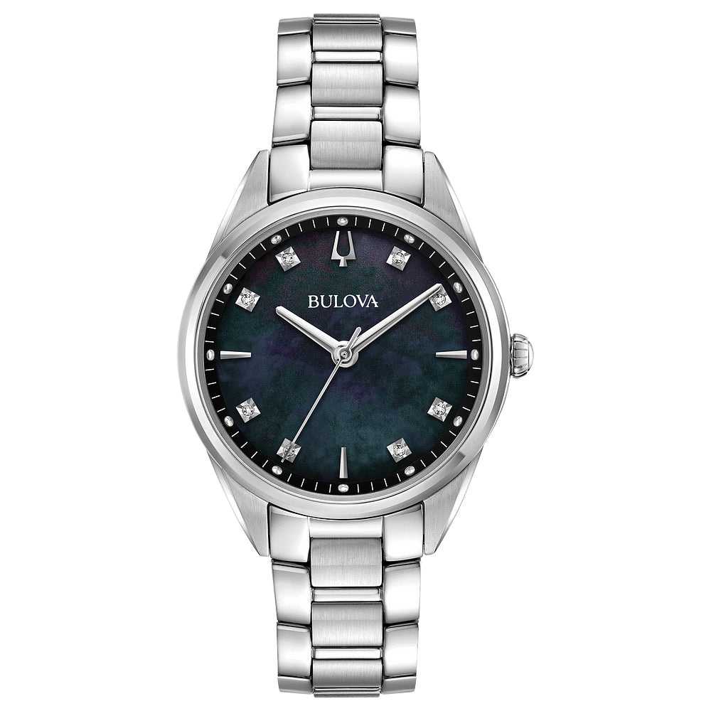 Montre en acier pour dame BULOVA 96P198