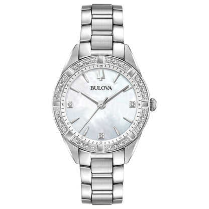 Montre en acier pour dame BULOVA 96R228