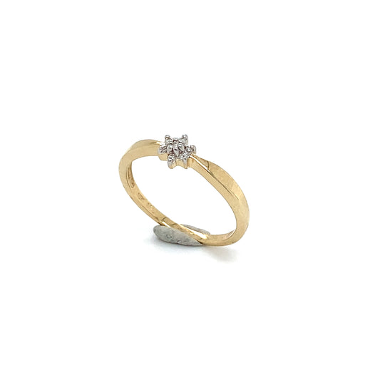 Bague à diamants en or pour dame ALD-2087