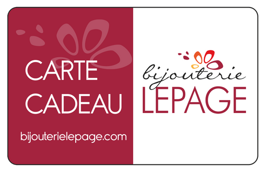 Carte-cadeau Bijouterie Lepage