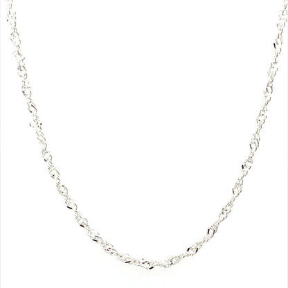 Chaine en argent .925 pour femme SCA-CH-391-18