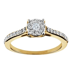 Bague à diamants de laboratoire pour dame FSC-361A