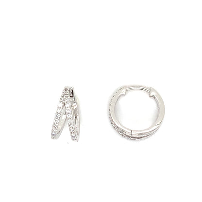 Boucles d'oreilles à diamants FE-609W