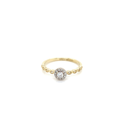 Bague à diamants de laboratoire pour dame FS-053