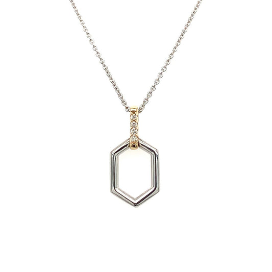 Collier en or avec diamants pour femmes G3306/P