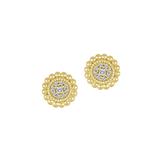 Boucles d'oreilles en or avec diamants ICG3193E05
