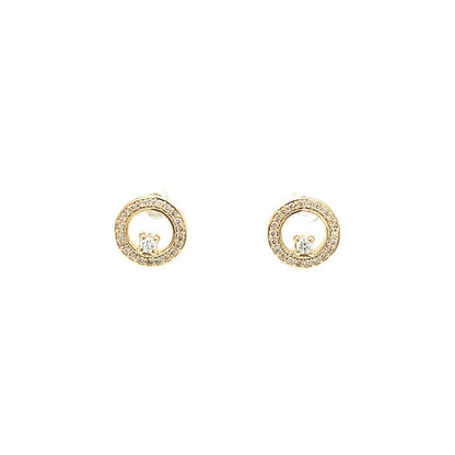 Boucles d'oreilles en or avec diamants ICG3255E05