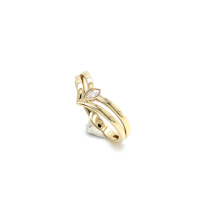 Bague pour femme en or jaune MBS-BA-32