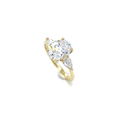 Bague pour femme en or jaune MBS-BA-34