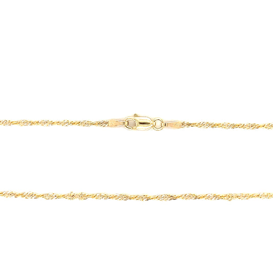 Chaine de cheville en or pour femme MBS-CHE-006