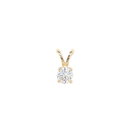 Pendentif en or pour femme avec diamant de laboratoire PJ-DL-035