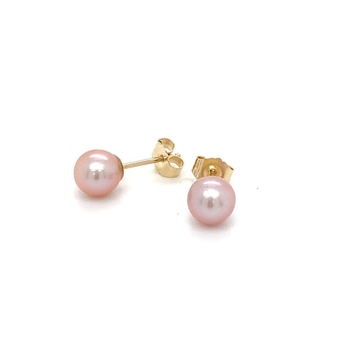 Boucles d'oreilles avec perles roses pour femmes PJ-PED-015