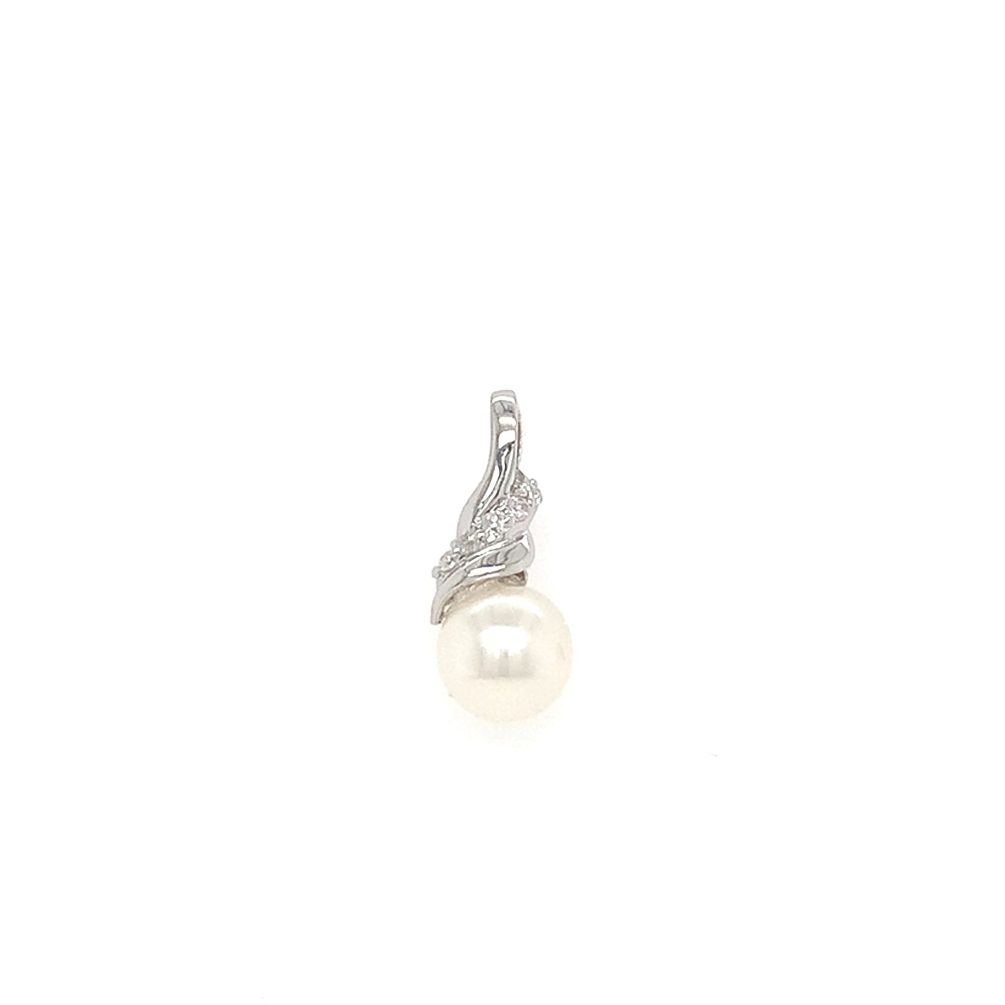 Pendentif avec perle de culture blanche pour femmes PJ-PEND-001