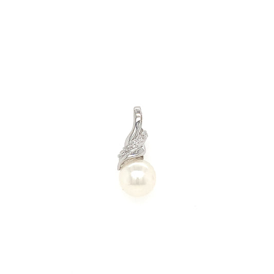 Pendentif avec perle de culture blanche pour femmes PJ-PEND-001
