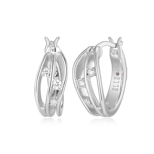 Boucles d'oreilles en argent pour femme ELLE R2LCUS000J