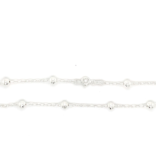 Chaine de cheville en argent .925 pour femmes SCA-CHE-030