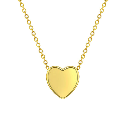 Collier pour enfant en argent .925 PLAQUÉ or jaune 14K SS-04-00159
