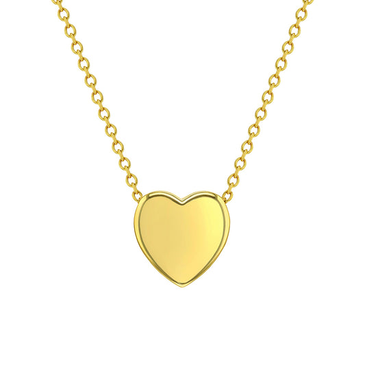 Collier pour enfant en argent .925 PLAQUÉ or jaune 14K SS-04-00159
