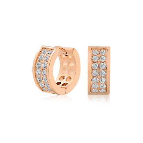 Boucles d'oreilles en acier pour dame SSE144R