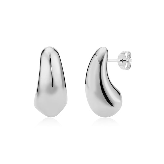 Boucles d'oreilles en acier pour dame SSE241W