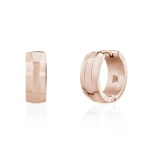 Boucles d'oreilles en acier pour dame SSE85R
