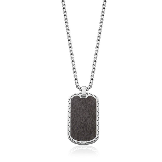 Collier en acier pour homme T3XF670124