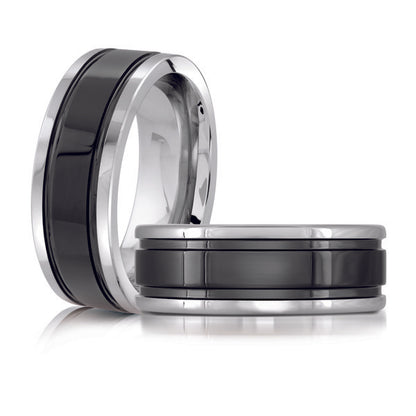 Jonc pour homme en tungsten TG-001