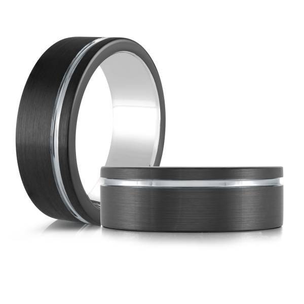Jonc pour homme en tungsten TG-055