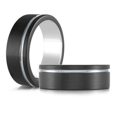Jonc pour homme en tungsten TG-055