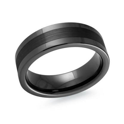 Jonc pour homme en tungsten TG-057