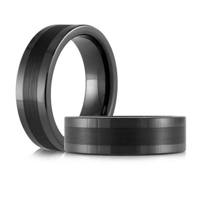 Jonc pour homme en tungsten TG-057