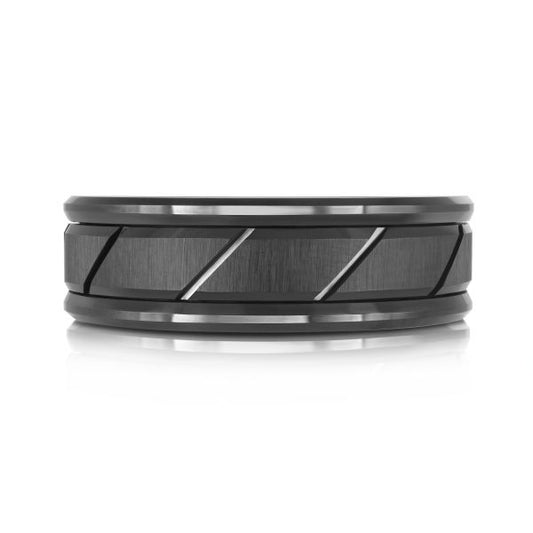 Jonc pour homme en tungsten TG-075