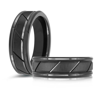 Jonc pour homme en tungsten TG-075