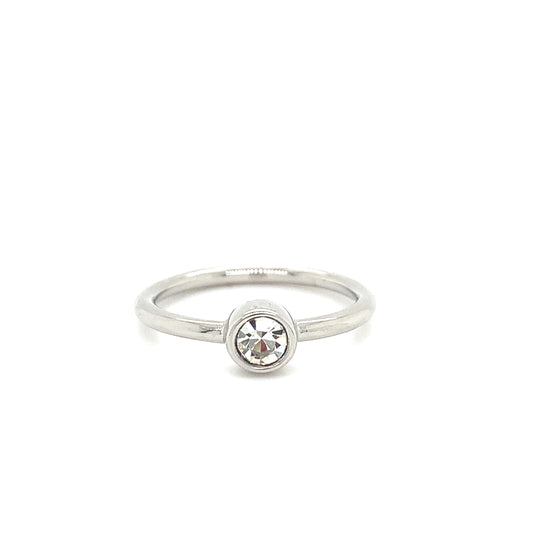 Bague pour femme en acier ZW-08