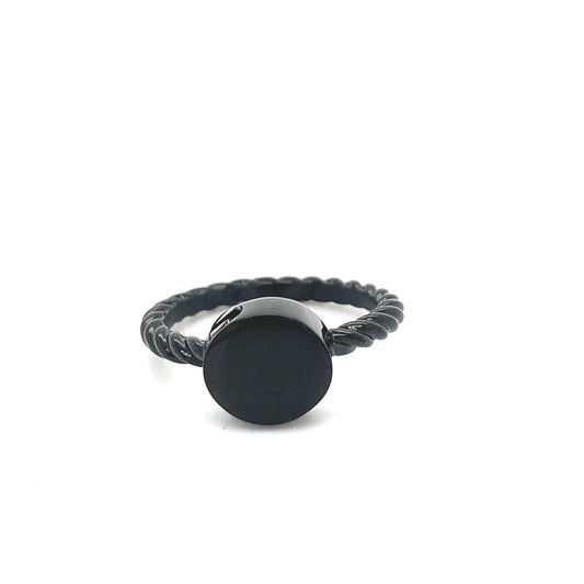 Bague de crémation pour femme en acier ZW-15