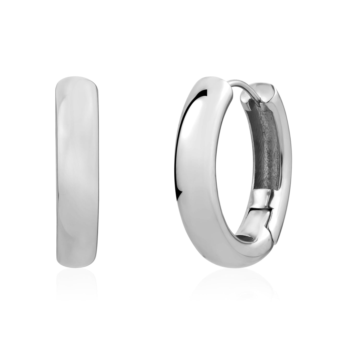 Boucles d'oreilles en acier pour dame ZW-E40W