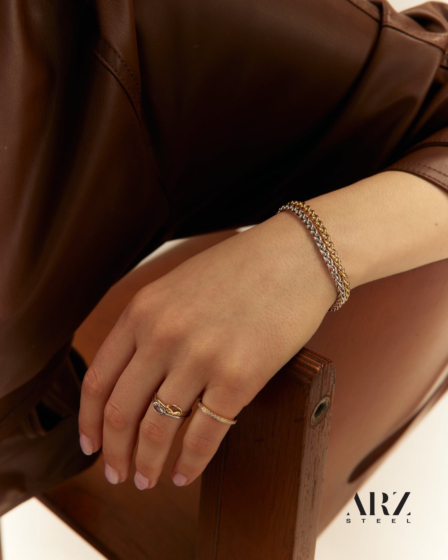 Bague pour femme en acier ZW-R26-6