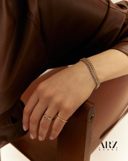 Bague pour femme en acier ZW-R26-6