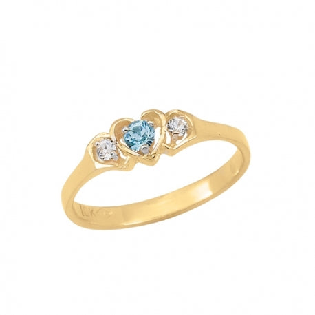 Women's gold ring ALR-2013