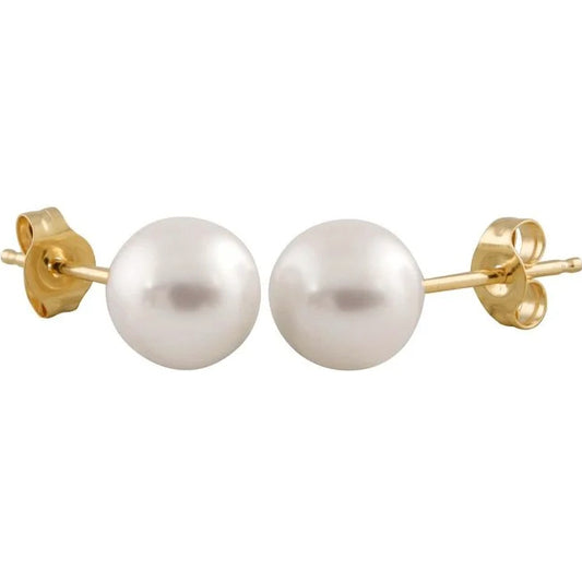 Boucles d'oreilles avec perles pour femmes PJ-PD-5.5-6
