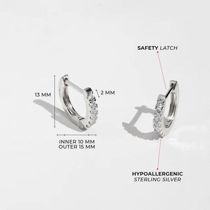 Boucles d'oreilles pour enfant en argent .925 SS-03-00034
