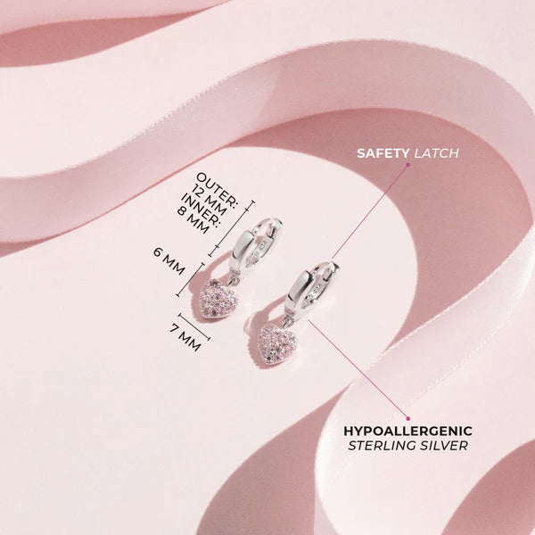 Boucles d'oreilles pour enfant en argent .925 SS-03-00074