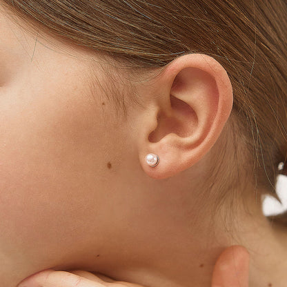 Boucles d'oreilles pour enfant en argent .925 SS-03-00099