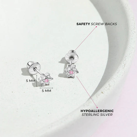 Boucles d'oreilles pour enfant en argent .925 SS-03-00112