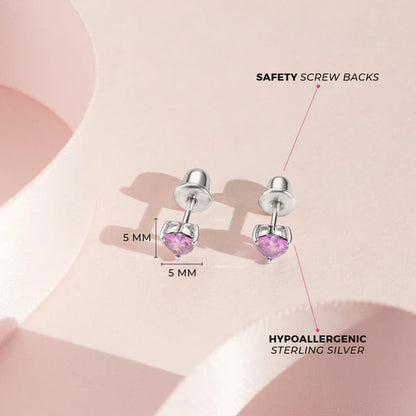 Boucles d'oreilles pour enfant en argent .925 SS-03-00114