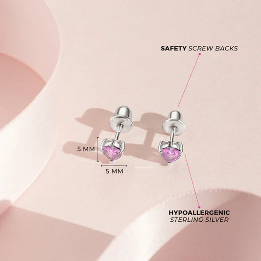 Boucles d'oreilles pour enfant en argent .925 SS-03-00114