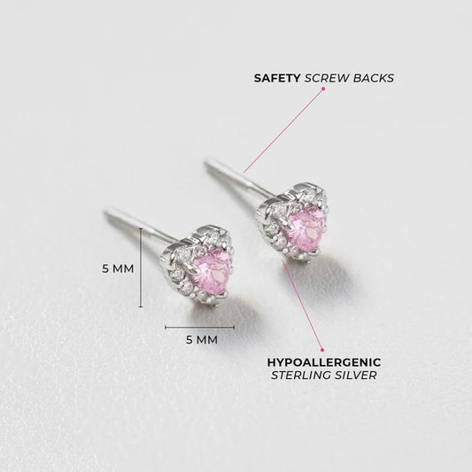 Boucles d'oreilles pour enfant en argent .925 SS-03-00115-US